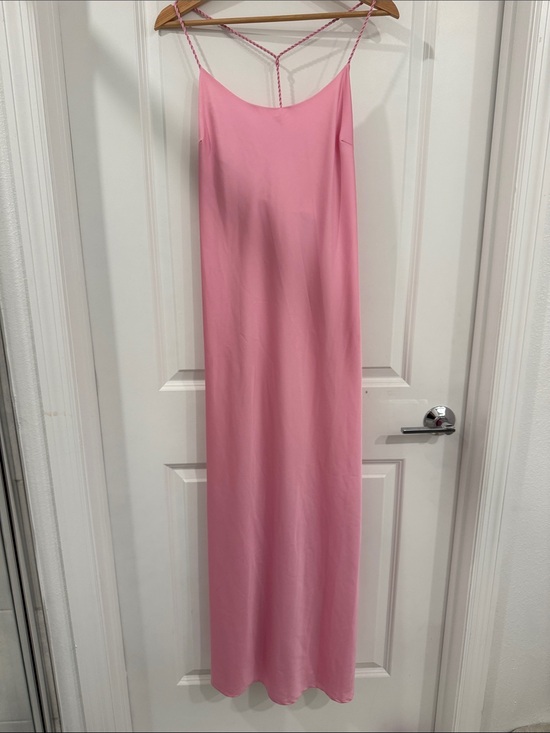 Forever 21 Dresses & Skirts - Forever 21 Pink Slip Maxi Dress with Braided Straps